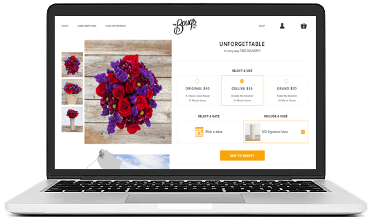 SHOW YOUR FLORAL ARTISTRY SKILLS AND TAKE YOUR BUSINESS ONLINE floristry ui/ux